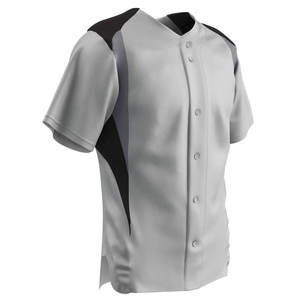 เสื้อเบสบอลกระดุมเต็มโพลีเอสเตอร์สีล้วนสำหรับผู้ผลิตซอฟต์บอลขายส่งจากโรงงาน - Product Image 5