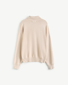 Chemise décontractée à manches longues en coton rayonne respirant pour homme, coupe ample avec logo au dos de la nuque par Routine Vietnam - Product Image 2