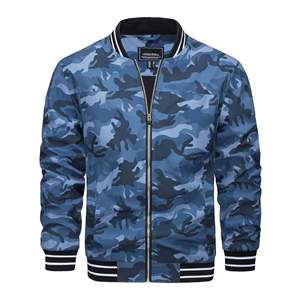 แจ็คเก็ตบอมเบอร์แจ็คเก็ตผู้ชายกันลมมีฮู้ดลายพราง - Product Image 4