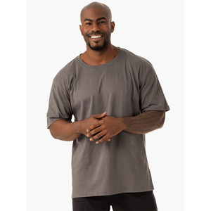 Camiseta de talla grande con precio de descuento para hombre, Camiseta de algodón 100% en blanco, camiseta de gran tamaño - Product Image 2