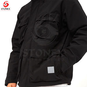 Chaqueta de invierno para hombre de estilo vintage de fabricante al por mayor de Pakistán cortavientos impermeable con cuello con capucha talla XS - Product Image 2