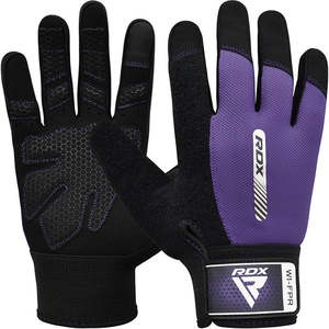 Guantes de gimnasio púrpuras, diseño de calidad superior personalizado, dedo completo, entrenamiento de levantamiento de pesas, venta al por mayor - Product Image 1