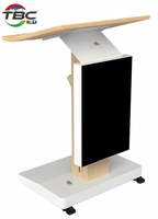 Présentoir LED GOB P1.25 réglable en hauteur pour conférences, éducation et événements