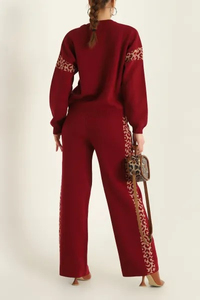 Ensembles de survêtements décontractés pour femmes à bas prix nouveau design deux pièces vêtements de rue survêtements pour femmes à vendre - Product Image 3