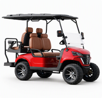 Voiturette de golf électrique 4 places certifiée CE UCB-12, qualité professionnelle, fiable, alimentée par batterie, buggy de tourisme, export