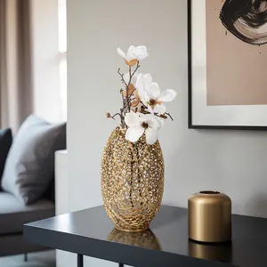Handmade Iron Coastal Style Tabletop <b>Vase</b> High Quality Eco-Friendly <b>Decorative</b> <b>Vase</b> for Home Decoration - Product Image 6