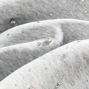 Trendy Rhinestone Hoodies For Teens Eye <b>Catching</b> Design With Durable Glitter Stones For Daily Wear - Product Image 6