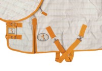 Couverture d'été 100 % imperméable et légère avec capuche amovible pour chevaux de course et d'obstacle, couleur unie, de l'exportateur indien