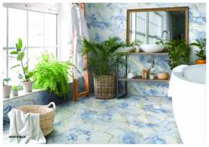 Dalles en porcelaine sans fin dorées 600x1200, texture luxueuse, carrelage mural et de sol pour l'exportation - Product Image 2