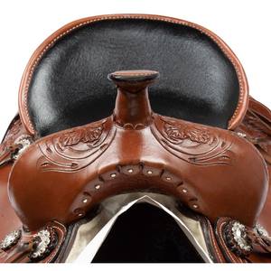 Adultos Deportes al aire libre Estilo inglés Cuero Montar a caballo Sillín Diseño personalizable y color Alta calidad Hecho a mano en Pakistán - Product Image 6