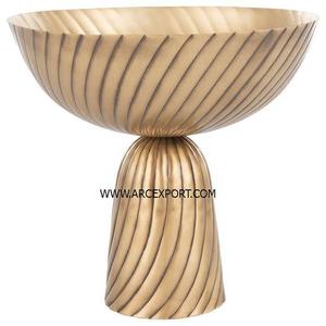 Pièce maîtresse de table de couleur or fantaisie bol alimentaire Design Standard Accent décoratif Dessert salade bol de service à prix abordable - Product Image 3