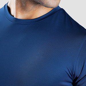 Achetez un t-shirt à manches courtes pour homme, respirant, à séchage rapide, écologique, vêtements d'entraînement, musculation, t-shirts à col rond surdimensionnés et compressifs - Product Image 6