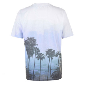 Camiseta de Algodón para Hombre con Estampado de Letras de California, Manga Corta, Cuello Redondo, Corte Holgado Informal, Ecológica, Tejido Jersey Transpirable de 320g - Product Image 5