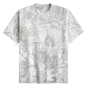 T-shirts de chasse d'hiver RICSA Premium pour hommes, 100% coton, respirants, séchage rapide, logo personnalisé OEM/ODM, vêtements de sport d'extérieur - Product Image 6