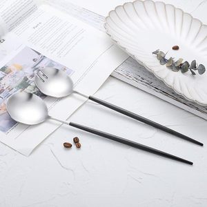 Ensemble cuillère et couteau de service en métal argenté de haute qualité à bas prix de l'Inde pour l'utilisation de mariage d'hôtel de restaurant - Product Image 6