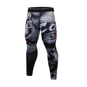 Nouveau séchage rapide hommes vêtements 2025 hommes Leggings hommes collants de Compression haute qualité MMA guêtres taux de gros OEM personnalisé - Product Image 1