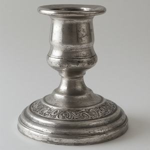 Rustic <b>Bronze</b> Christmas <b>Candle</b> <b>Holder</b> Carved With Antique Engravings Offering Elegant Festive Appeal For Traditional Decorations - Product Image 2