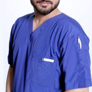 Conjuntos de Uniformes Médicos Impermeables de Lona, 100% Algodón, Opciones Personalizables, Uso Hospitalario, Precio Razonable, Producto de Calidad - Product Image 6