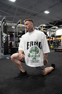 Comprar al por mayor personalizable transpirable hombres Activewear moda gimnasio desgaste impreso pantalla impresa holgada ropa activa camiseta para hombres - Product Image 2