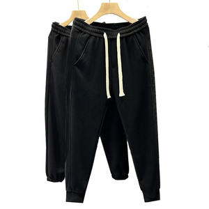 Casual Baggy Stacked Jogger <b>Trainers</b> Outdoor Gym Sports Trousers Trendy Canvas Anti-Pilling <b>Men</b> - Product Image 3