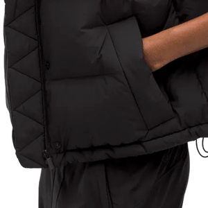 Sleeveless Design Lightweight Unique Design <b>Women</b> Crop <b>Vest</b> <b>Top</b> Quality Cotton Breathable Cropped <b>Women</b> Puffer <b>Vest</b> - Product Image 5