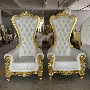 Luxury White Genuine Leather Oval Saber Leg Throne <b>Chairs</b> European Style Modern Design Solid <b>Back</b> Villa Furniture Indoor Use - Product Image 6