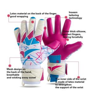 Nouveaux gants de gardien de but élégants du meilleur fabricant Qualité professionnelle Tendance Mode 4mm Matériaux en latex allemand Taux d'usine - Product Image 4