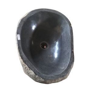 Lavabo de salle de bain de luxe minimaliste en marbre II, fait à la main, design moderne, Indonésie - Product Image 2