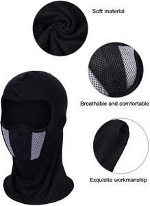 Masque d'hiver complet cagoule pour les sports de neige et les vêtements de travail polaire intérieure ultra douce avec cou étendu pour plus de chaleur - Product Image 4