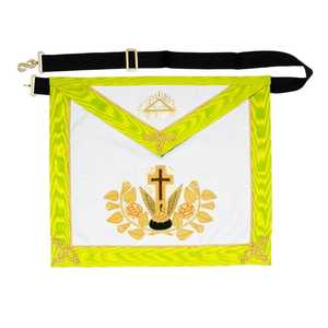 Delantal hecho con diseño cosido duradero correa flexible cómodo de usar para reuniones ceremonias o propósito uniforme oficial - Product Image 1