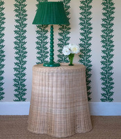 Nouvelle arrivée avec design vintage table basse ondulée en rotin naturel fait à la main pour meubles de maison meilleure vente pour article de salon