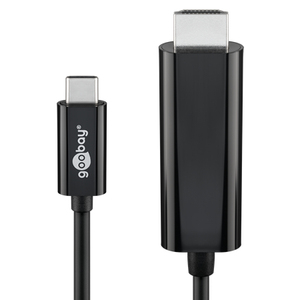 Cavo adattatore USB-C a HDMI da 1,8 m nero - Product Image 2