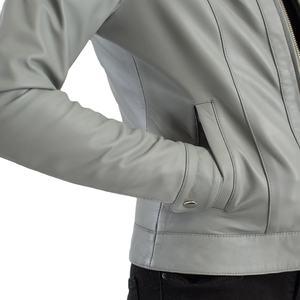 Veste en cuir véritable pour femme, nouvelle collection automne-hiver, respirante, tendance, tissu uni imprimé, tricot personnalisé 2026 - Product Image 5