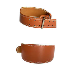 Unisex Fitness Weightlifting Training <b>Belt</b> Adjustable Leather <b>Back</b> Support Comfortable Weightlifting <b>Belt</b> - Product Image 3