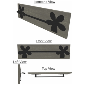 เครื่องประดับตกแต่งกล่องโลหะ MDF สีน้ำเงินเข้มสีเงินสีขาวผลิตภัณฑ์แฮนด์เมดสำหรับตกแต่ง almirah - Product Image 5
