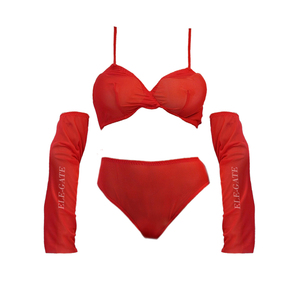 ชุดชั้นในผู้หญิงคุณภาพสูง บราเสริมฟองน้ำ ปักลายโบว์ ไซส์ XL/XXL หลากหลายแบบ รวมถึงบิกินี่ จีสตริง ทีแบ็ค ทรงสามเหลี่ยม เนื้อผ้านุ่ม เซ็กซี่ - Product Image 1