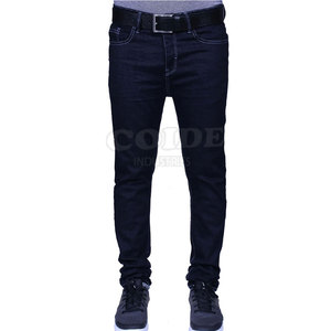 Pantalones vaqueros de material de alta calidad para hombre, venta al por mayor, el mejor precio, pantalones vaqueros con estampado de logotipo personalizado, ropa informal - Product Image 1