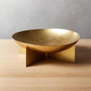 Exquisite Hand-finished Brass Serving Bowl for Versatile Decorative Applications and Reliable Serving Essentials - Product Image 1