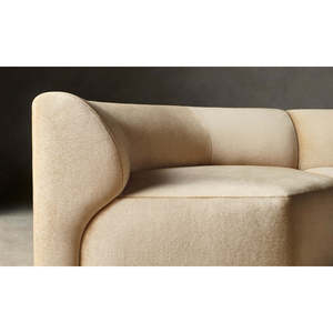 Canapé d'angle extensible Arcana en cuir véritable et tissu, meubles pour salons - Product Image 6