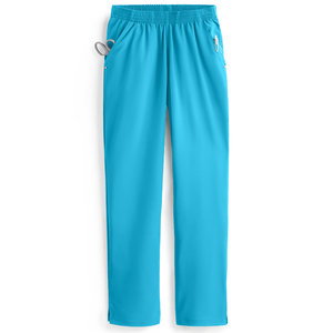 กางเกงสครับแบบถักทรงตรงยืดได้สำหรับทุกเพศ ทรงเข้ารูป ระบายอากาศได้ดี สวมใส่สบาย - Product Image 3