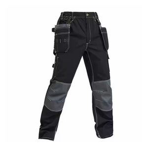 Best Men's Hi <b>Vis</b> Safety Pants Custom Cotton Work <b>Trousers</b> Lightweight Canvas Construction Work Pants in 2 Colors - Product Image 2