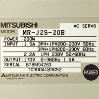 Nouveau et Original 1 an de garantie MR-J2S-20B Mitsubishi MRJ2S20B PRIX AC motion servo drive/amplificateur MELSERVO entrée triphasée
