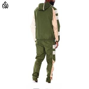 2025 nuevo diseño cortavientos con logotipo personalizado para hombre, ropa de calle de talla grande de alta calidad, chándales impermeables de algodón con cremallera, estilo informal - Product Image 2