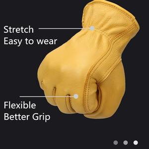 Gants de soudage en cuir pour une conduite sûre Gants en cuir confortables Gants de travail en cuir pour le soudage - Product Image 2