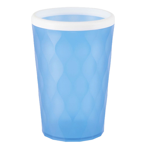 Gobelet de salle de bain Spirella « Pool » en polypropylène bleu, 8 x 8 x 12 cm - Product Image 1