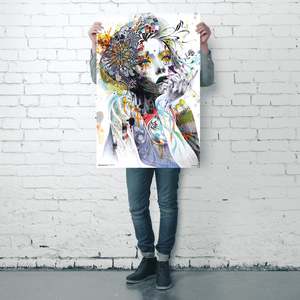 Affiche de circulation Minjae Lee en toile durable pour utilisation murale - Product Image 3