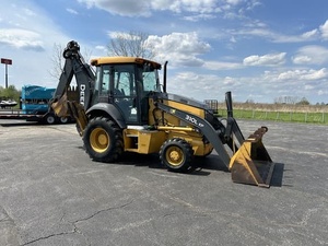 รถตักล้อยาง John Deere 310L EP ปี 2018 มือสอง สภาพดี ประสิทธิภาพเยี่ยม มีสินค้าในสต็อก คุณภาพสูง - Product Image 4