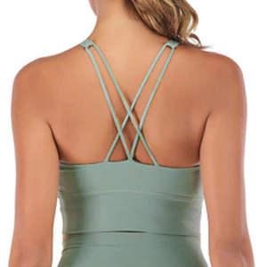 Ensemble de yoga sans couture avec logo personnalisé et taille très vendu ensemble de yoga pour femmes en polyester spandex vêtements de fitness pour la salle de sport - Product Image 4