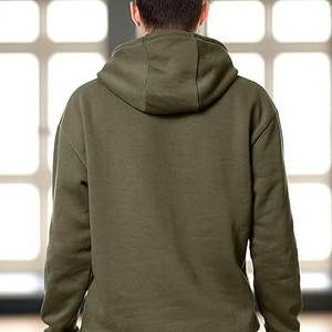 Sweat-shirt à capuche personnalisé DIY de couleur unie pour hommes et femmes Sweat-shirt à capuche décontracté d'hiver avec personnalité de la rue pour Logo Cadeaux de marque - Product Image 2