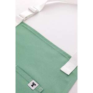 Delantal de Cocina Estilo Japonés Chef Line, Delantal Infantil Personalizado de Algodón Verde con Cintura y Pechera para Limpieza, para Niños y Restaurantes - Product Image 3